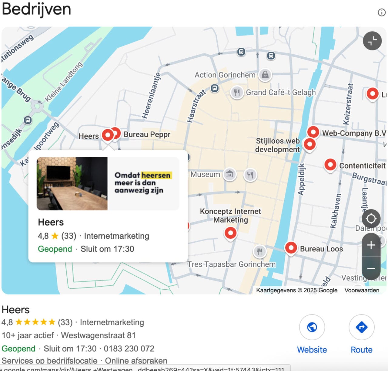 google local pack online marketing bureau Heers